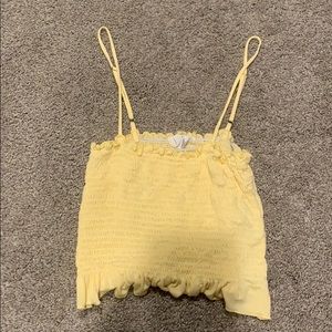 Yellow Crop Top